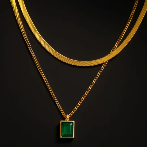 Forest Rhythm – Double Layer Necklace_WEBP2