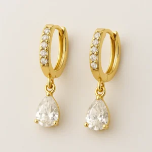 Luxdrop Earrings - 18K Gold Plated - Skin Safe - Waterproof