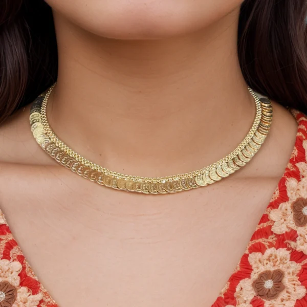 Deva Kasi Necklace Kasi Mala Gold Plated Necklace