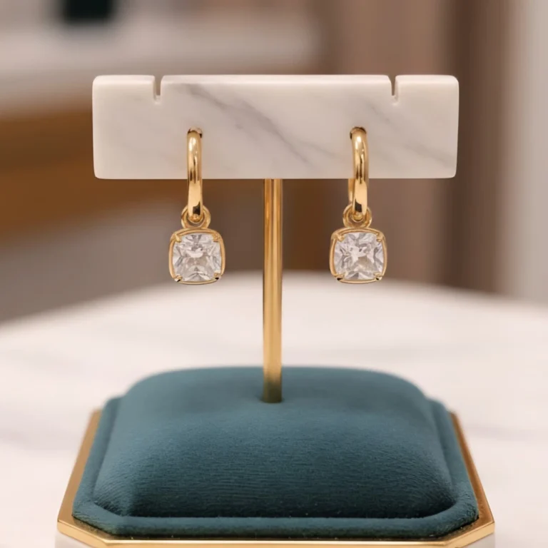 Crystal Flip Earrings