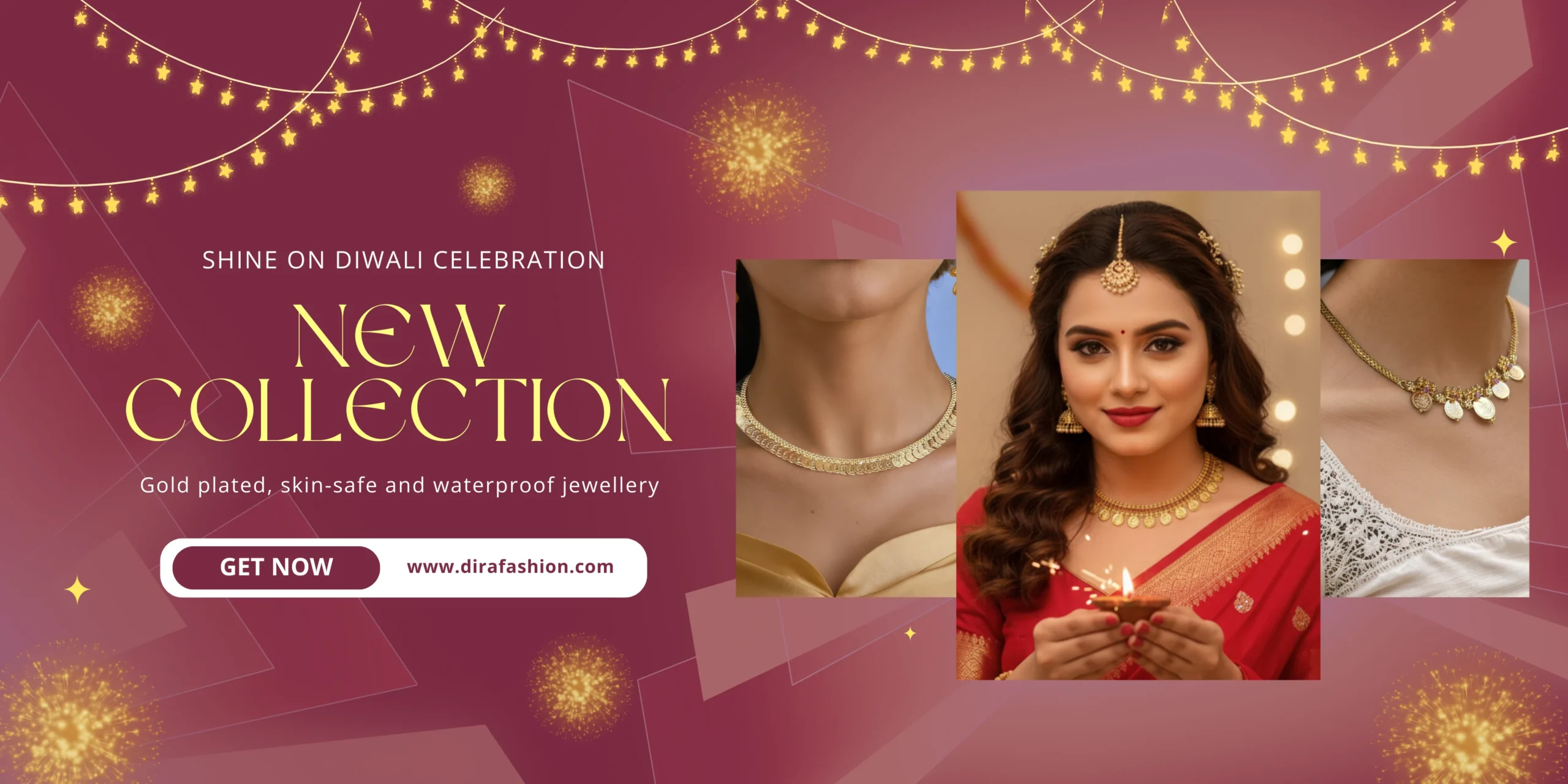 Diwali Jewellery Banner