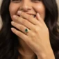 Emerald Heart Ring