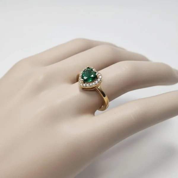 Emerald Heart Ring Emerald Heart Ring