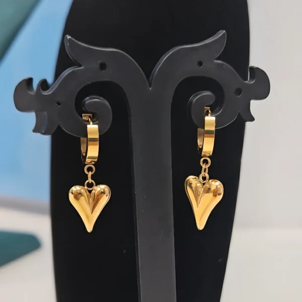 Love Drop Hoops Love Drop Hoops