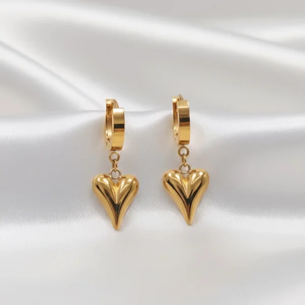 Love Drop Hoops Love Drop Hoops