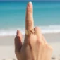 Sea Star Shell Ring