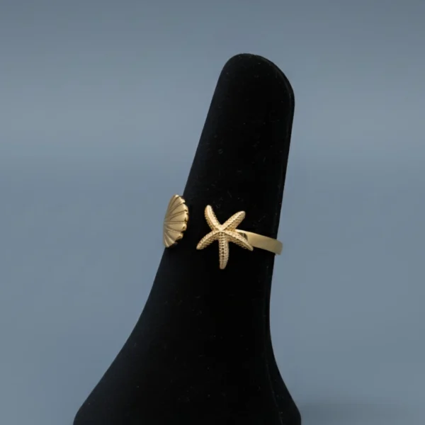 Sea Star Shell Ring Sea Star Shell Ring