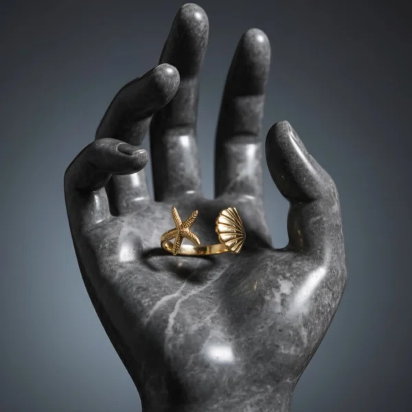 Sea Star Shell Ring Sea Star Shell Ring