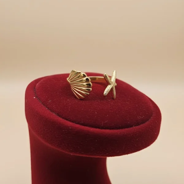 Sea Star Shell Ring Sea Star Shell Ring