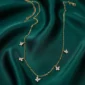 Gold Butterfly Charm Necklace - Skin Safe - Waterproof