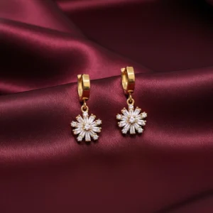 Starlet Hoops - Gold Plated - Skin Safe - Waterproof