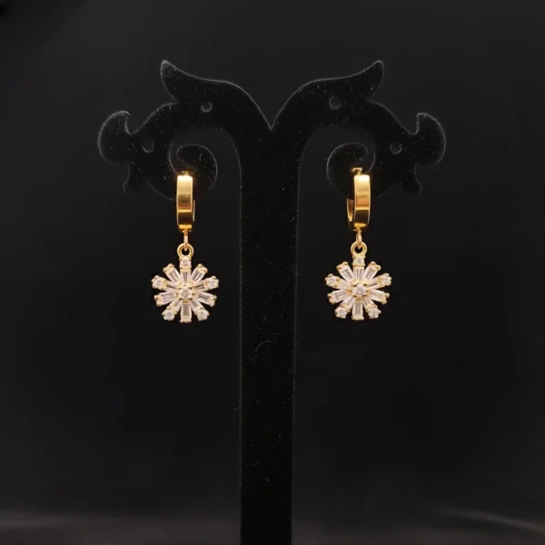 Starlet Hoops - Gold Plated - Skin Safe - Waterproof Starlet Hoops - Gold Plated - Skin Safe - Waterproof