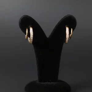 Spiral Hoops - Gold Plated - Skin Safe - Waterproof