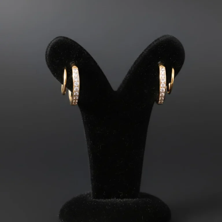 Spiral Hoops - Gold Plated - Skin Safe - Waterproof