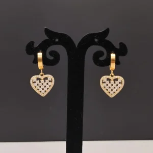 Sweetheart Hoops - Gold Plated - Skin Safe - Waterproof