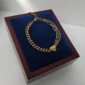 Heart Link Gold Plated Bracelet - Skin Safe - Waterproof