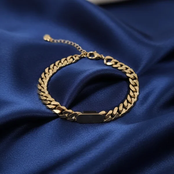 Your Mark Gold Plated Bracelet - Skin Safe - Waterproof Your Mark Gold Plated Bracelet - Skin Safe - Waterproof
