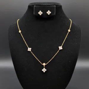 Diamond Bloom Set - Gold Plated - Skin Safe - Waterproof