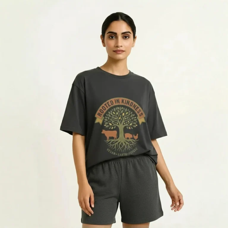 Black Vegan T Shirt 1