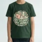 Bottle Green Vegan Kids T Shirt 2