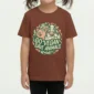 Brick Red Vegan Kids T Shirt 2