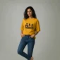 Golden Yellow Vegan T Shirt 1