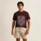 Maroon Vegan T Shirt 2