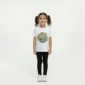 White Vegan Kids T Shirt 2