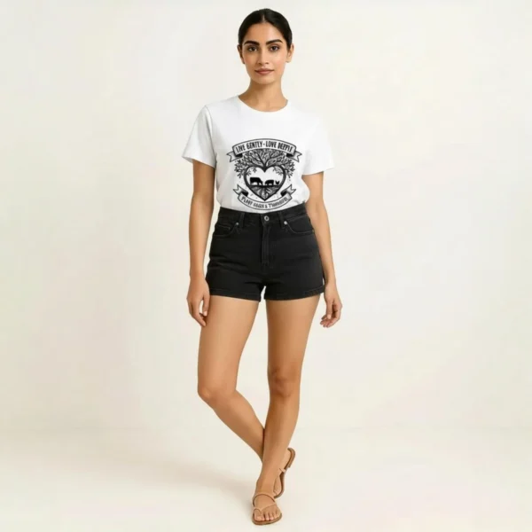 White Vegan T Shirt 1 White Vegan T Shirt 1