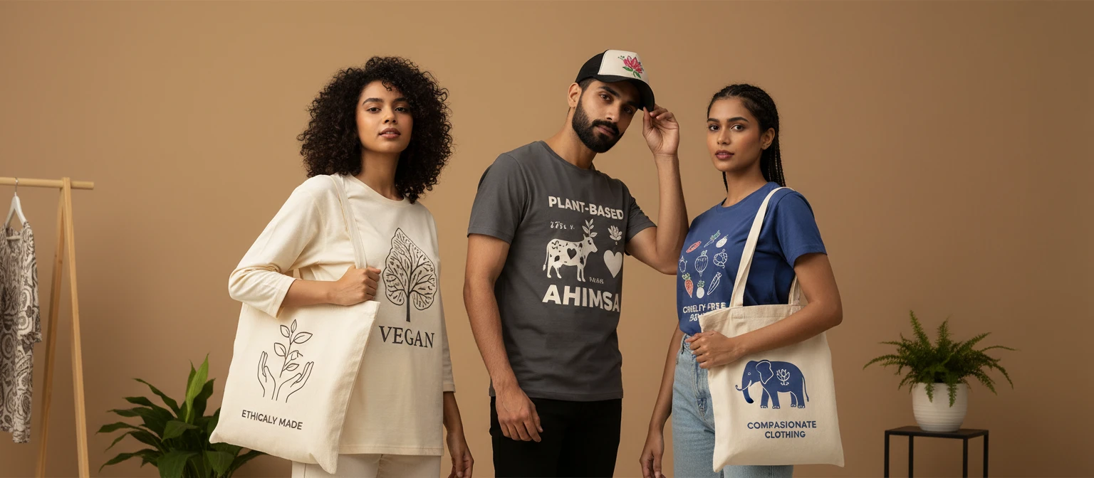 vegan printed t shirts apparels